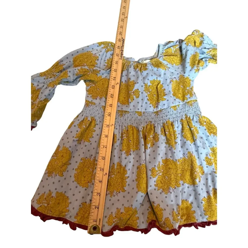 Matilda Jane Character Counts Amelie Peasant Top Girls Size 6 Cottage Floral